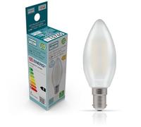 LED Filament Candle 2.2W (25W eqv.) B15d 2700K Opal Crompton