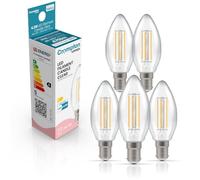 LED Filament Candle 4.2W (40W eqv.) B15d Clear 2700K Crompton