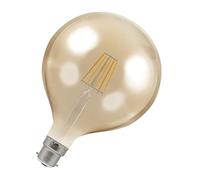 Crompton 7.5w Very Warm White Dimmable LED Decorative Filament 12cm Bayonet Cap Globe Bulb