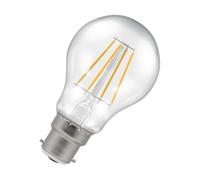 Crompton Lamps Filament GLS LED Light Bulb BC-B22d | 10.5W = 100W Incandescent | Cool White 4000K | Energy Efficient | Bayonet Lightbulb | Long Life 15,000-Hrs | Clear Glass