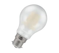 Crompton Lamps Filament GLS LED Light Bulb BC-B22d | 9W = 75W Incandescent | Warm White 2700K | Energy Efficient | Bayonet Lightbulb | Long Life 15,000-Hrs | Pearl Glass | Dimmable