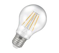 Crompton Lamps Filament GLS LED Light Bulb ES-E27 | 9W = 75W Incandescent | Cool White 4000K | Energy Efficient | Edison Screw Lightbulb | Long Life 15,000-Hrs | Clear Glass | Dimmable | 3-Pack