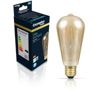 Crompton Lamps LED Squirrel Cage ST64 4.5W ES-E27 Dimmable Filament (40W Equivalent) 2200K Extra Warm White Antique Bronze 420lm ES Screw E27 Vintage Edison Light Bulb