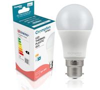 Crompton Lamps GLS LED B22 Bulb | 13W = 100W Equivalent | Warm White 2700K | Energy Efficient | Bayonet Lightbulb | Long Life 15,000-Hrs | Dimmable Bulbs for Lamps
