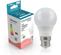 Crompton Lamps GLS LED B22 Bulb | 4W = 40W Equivalent | Daylight 6500K | Energy Efficient | Bayonet Lightbulb | Long Life 15,000-Hrs | Dimmable Bulbs for Lamps