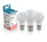 Crompton Lamps GLS LED B22 Bulb | 7W = 60W Equivalent | Warm White 2700K | Energy Efficient | Bayonet Lightbulb | Long Life 15,000-Hrs | Bulbs for Lamps