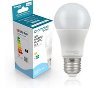 Crompton Lamps GLS LED E27 Bulb | 13W = 100W Equivalent | Cool White 4000K | Energy Efficient | Edison Screw Lightbulb | Long Life 15,000-Hrs | Dimmable Bulbs for Lamps