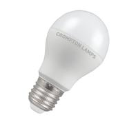 LED Thermal Plastic GLS 8.5W (60W eqv.) E27 Opal 2700K Dimmable Crompton