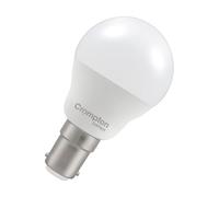Crompton Lamps Golfball LED B15 Bulb | 2.2W = 25W Equivalent | Warm White 2700K | Energy Efficient | Small Bayonet Lightbulb | Long Life 15,000-Hrs | Bulbs for Lamps | 3-Pack