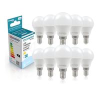 Crompton Lamps Golfball LED Light Bulb SES-E14 | 2.2W = 25W Equivalent | Warm White 2700K | Energy Efficient | Small Screw Lightbulb | Long Life 15,000-Hrs