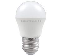 Crompton Lamps LED 45mm Round Thermal Plastic 5.5W E27 4000K Cool White Opal