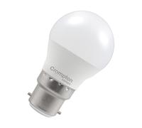 Crompton Lamps Golfball LED Light Bulb BC-B22d | 6.5W = 60W Equivalent | Warm White 2700K | Energy Efficient | Bayonet Lightbulb | Long Life 15,000-Hrs