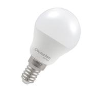 Crompton Lamps Golfball LED Light Bulb SES-E14 | 6.5W = 60W Equivalent | Daylight 6500K | Energy Efficient | Small Screw Lightbulb | Long Life 15,000-Hrs