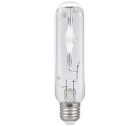 Crompton Lamps HID Enclosed Tubular 150W ES-E27 Son 4100K Cool White Clear 15400lm ES Screw E27 Metal Halide Bright Light Bulb