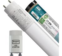 Crompton Lamps Led 4Ft T8 Tube Lights 17.5W (36W Eqv) Daylight 6500K Fluorescent Replacement Tubes For Led Batten Opal (10 Pack)