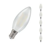 Crompton LED Candle Filament Dimmable Pearl 2.5W 2700K SBC-B15d