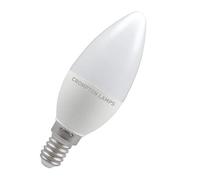 Crompton Lamps LED Candle 5.5W E14 Daylight Opal (40W Eqv)