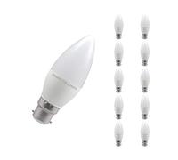 Crompton LED Thermal Plastic Candle 5W 2700K Dimmable BC-B22d