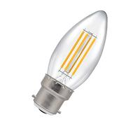 Crompton LED Candle Filament Clear 6.5W 2700K BC-B22d - CROM12769