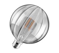 Crompton Lamps Led Decorative E27 Screw Bulb, 125mm X 175mm G125 Screw Filament Bulb, 4.9W 1800K Extra Warm White