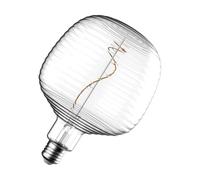 Crompton Lamps LED Decorative E27 Screw Bulb, 140mm x 230mm Globe Spiral Filament, 4.5W 1800K Extra Warm White 300lm 28W Eqv, Clear Glass Lightbulb, Hanging Lights, Pendant Light, Extra Large Bulbs