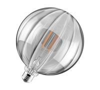 Crompton Lamps LED Decorative E27 Screw Bulb, 150mm x 182mm G150 Globe Filament Bulb, 4.9W 1800K Extra Warm White 470lm 40W Eqv, Clear Lightbulb, Hanging Lights, Pendant Light, Vintage Lamp