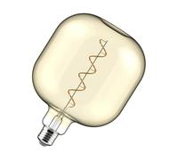 Crompton Lamps LED Decorative E27 Screw Bulb, 150mm x 196mm Globe Screw Filament, 4.5W 1800K Extra Warm White 300lm 28W Eqv, Golden Amber Lightbulb, Hanging Lights, Pendant Light, Extra Large Bulbs