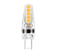 Crompton Lamps LED G4 Capsule 2W 12V AC DC (10W Equivalent) 4000K Cool White Clear 200lm Replacement Silicon Light Bulb