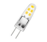 Crompton Lamps LED G4 Capsule 2W 12V AC DC (10W Equivalent) 4000K Cool White Clear 200lm Replacement Silicon Light Bulb