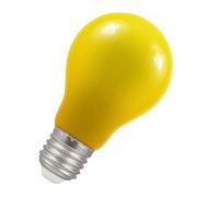 Crompton Lamps LED GLS 1.5W ES-E27 IP65 (15W Equivalent) Yellow 95lm ES Screw E27 Outdoor Festoon Coloured External Light Bulb