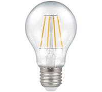 Crompton Lamps LED GLS 5W ES-E27 Dimmable Filament (40W Equivalent) 2700K Warm White Clear 470lm ES Screw E27 Light Bulb