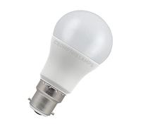 Crompton Lamps LED GLS 8.5W BC-B22d (60W Equivalent) 2700K Warm White Opal 806lm BC Bayonet B22 A60 Frosted Thermal Plastic Light Bulb