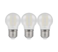 Crompton Lamps Led Golfball 2.2W E27 Filament (3 Pack) Pearl Warm White (25W Eqv) (3 Pack)