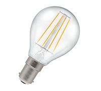 Crompton LED Round Filament Dimmable Clear 5W 2700K SBC-B15d - CROM7222