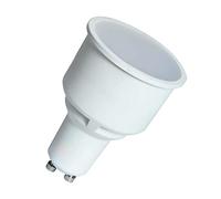 Crompton Lamps LED GU10 Spotlight 4.9W Dimmable Long Barrel 74mm (50W Equivalent) 4000K Cool White 100° Frosted 350lm Long-Barrel Long-Necked Replacement Bulb