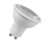 Crompton Lamps LED GU10 Spotlight 5W Dimmable Thermal Plastic 2700K Warm White 38° Clear (50W Eqv)