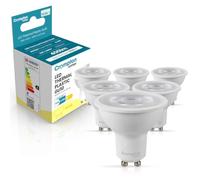Crompton Lamps LED GU10 Spotlight Bulbs 3.5W | 6 Pack | Cool White 4000K | Energy Saving Light Bulbs for Ceiling Lights | 400 Lumens | Direct Replacement | GU10 LED Bulbs