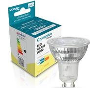 Crompton Lamps LED GU10 Spotlight Bulbs 3.7W Glass | Dimmable | Warm White 2700K | Energy Saving Light Bulbs for Ceiling Lights | 345 Lumens | Direct Replacement | GU10 LED Bulbs