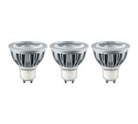 Crompton Lamps Led Gu10 Spotlight Bulbs 5W 3-Pack Cool White 4000K Energy Saving Halogen Replacement Gu10 Led Bulbs