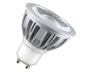 Crompton Lamps LED GU10 Spotlight Bulbs 5W | Dimmable | Cool White 4000K | Energy Saving Lightbulbs for Ceiling Lights | 520 Lumens | Direct Replacement | GU10 LED Bulb