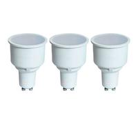Crompton Lamps Led Gu10 Spotlight, Long Barrel 74mm, 4.9W, 50W Eqv, 2700K Warm White, Thermal Plastic Light Bulb, 3-Pack