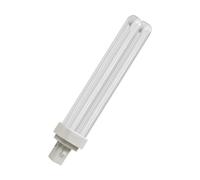 Crompton Lamps LED PLC 9W G24 Double Turn D-Type Direct to Mains (26W Equivalent) 3000K Warm White Opal 1250lm Universal 2-pin Push Fit Light Bulb