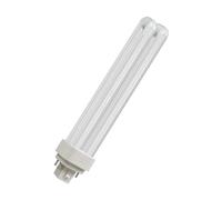 Crompton Lamps LED PLC-E 9W G24q Double Turn DE-Type Direct to Mains (26W Equivalent) 4000K Cool White Opal 1300lm 4-Pin Universal Light Bulb