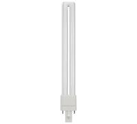 Crompton Lamps LED PLS 5W G23 Single Turn S-Type Direct to Mains (11W Equivalent) 4000K Cool White Opal 700lm 2-Pin Push Fit Light Bulb