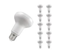 Crompton Lamps LED R80 Reflector Bulb | 10 Pack | 9.5W = 100W Equivalent | Cool White 4000K | Energy-Saving LED Light Bulbs | Spotlight Bulbs for Ceiling & Accent Lighting