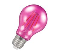 Crompton Lamps LED Filament GLS Bulb 4.5W Pink ES-E27 IP65 Outdoor 15,000h