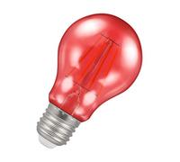 Crompton Lamps LED GLS Bulb Harlequin Red 4.5W E27 IP65 15,000h - 25W Replacement
