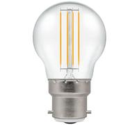 Crompton LED Filament Round 4W BC-B22d Clear Warm White - CROM14213