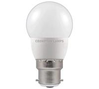 Crompton LED 45mm Round Thermal Plastic 5.5W B22d Cool White Opal