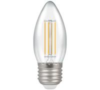Crompton LED Candle Filament Dimmable Clear 5W 2700K ES-E27 - CROM7154